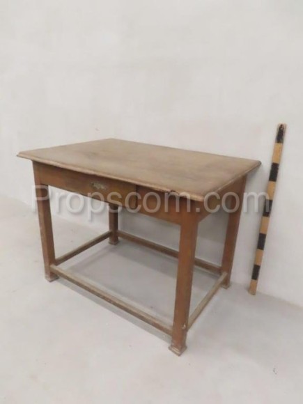 Wooden table with legs