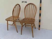 Wooden chairs