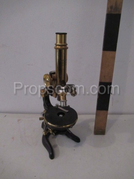 Brass microscope