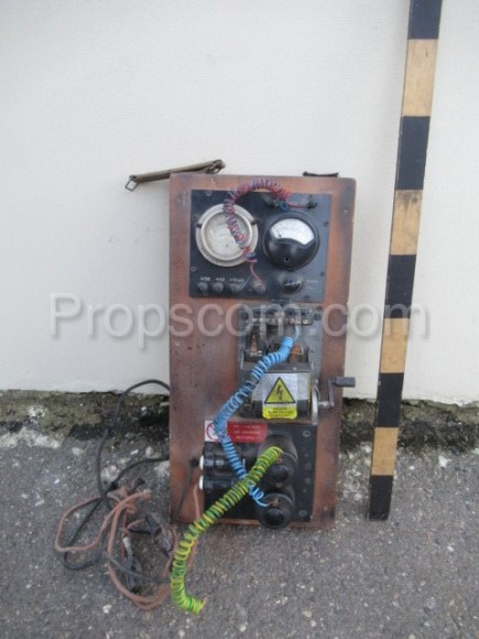 Electrical panel: fuses, switches, sockets, etc.