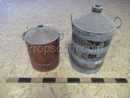 Copper containers