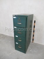 Metal filing cabinet