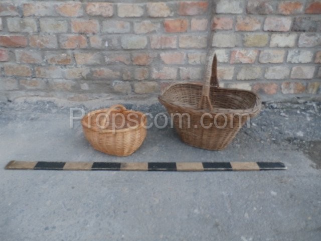 Wicker baskets collection