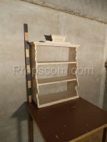 Wooden white high shelf