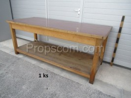 Wooden long table