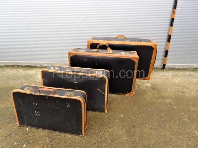 Set of four suitcases