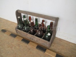 Wooden crate for bottles