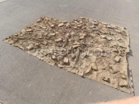 Rubble - carpet imitation of the surface