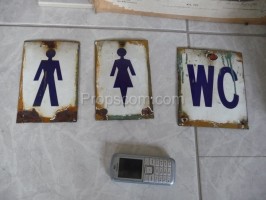 Information signs: WC Toilets