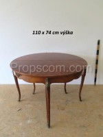 Round folding table