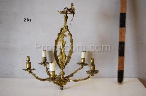 Chandelier with candlesticks