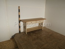 Bench with drawers