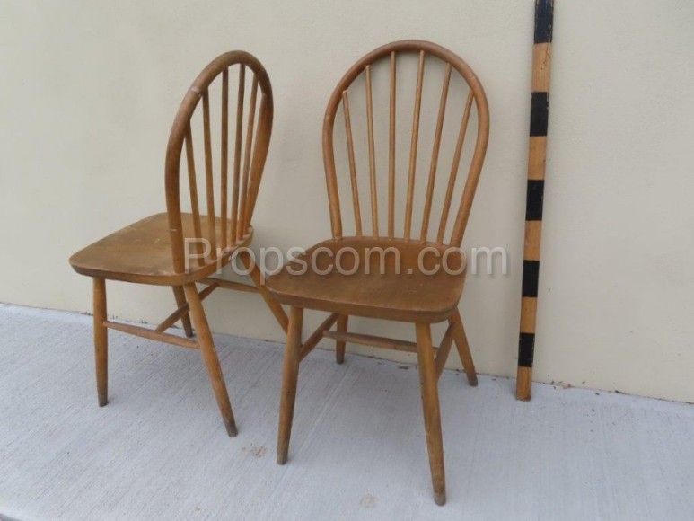 Wooden chairs