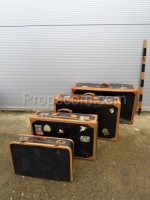 Set of four suitcases