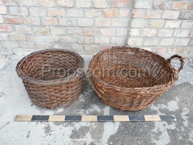 Wicker baskets collection