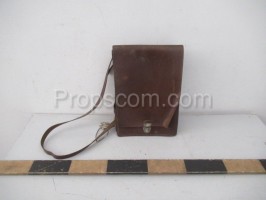 Narrow leather bag