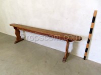 Wooden bench