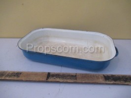 Blue baking pan