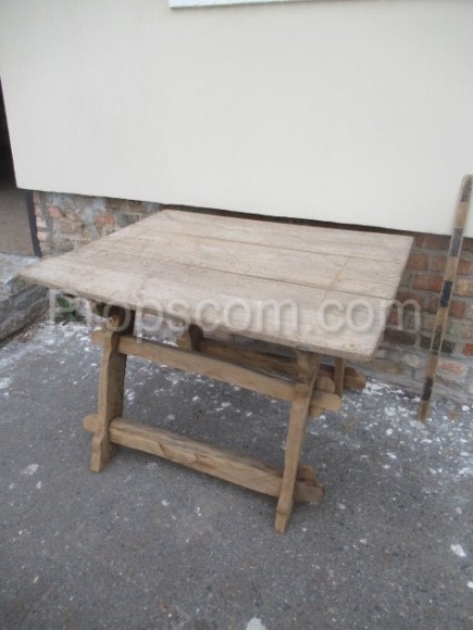 Medieval wooden table