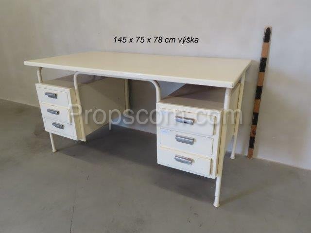 White desk