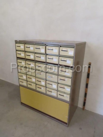 Metal filing cabinet