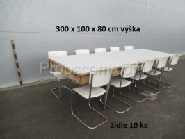 Stůl s židlemi kompletní set