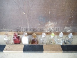 Bottles with ground glass