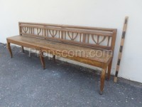 Wooden bench