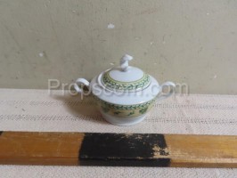 Porcelain sugar bowl