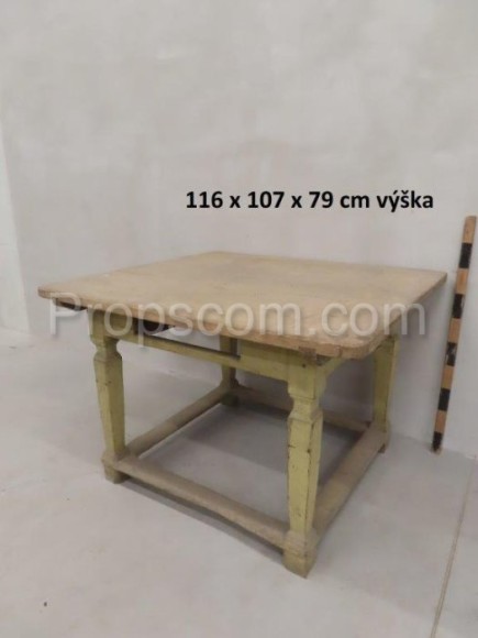 Wooden table with legs 