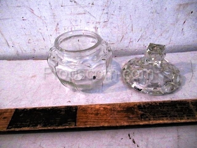 Sugar bowl glass