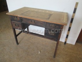 Wood metal table