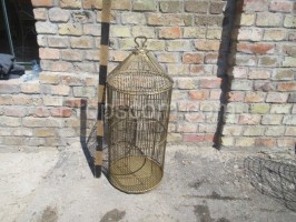 Brass wire cage