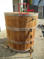 Large wooden tub