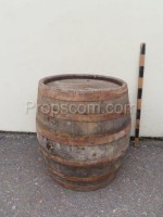 Barrel with forged hoops