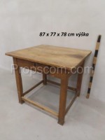 Wooden table with legs 