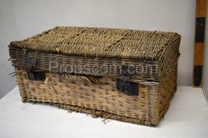 Wicker suitcase