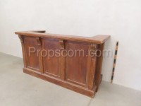 Wooden counter