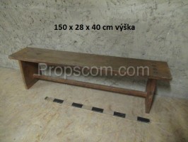 Wooden bench