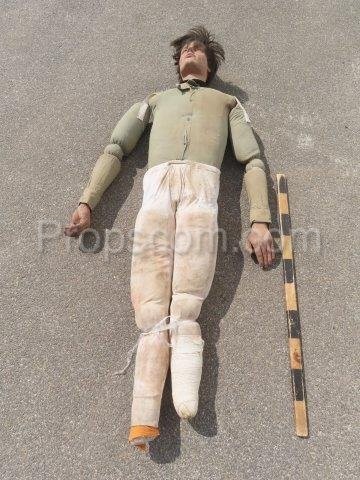 Dummies for action and war scenes