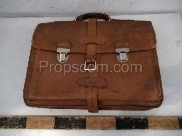 Leather briefcase