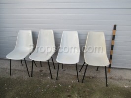 Židle plast bílé