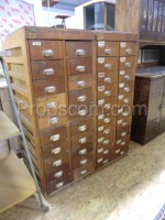 Wooden filing cabinet