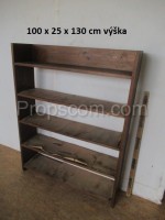 Small wooden bookshelf