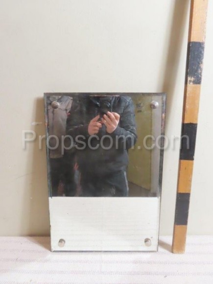 Frameless mirror