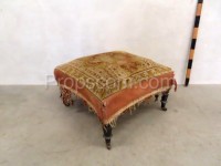 Upholstered footstool