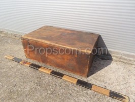 Wooden crate with handles