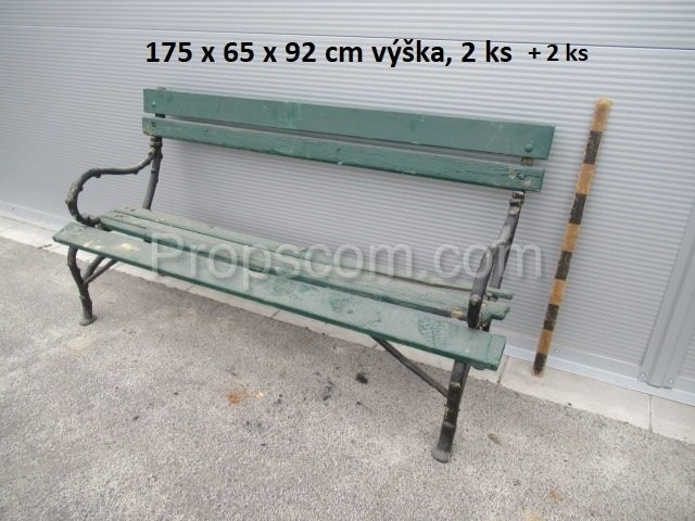 Bench wood metal