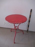 Round metal table