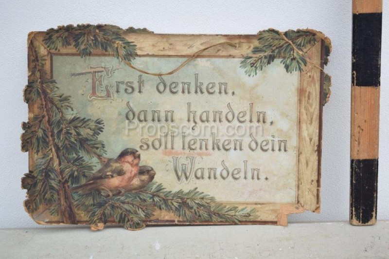 Obraz německý text